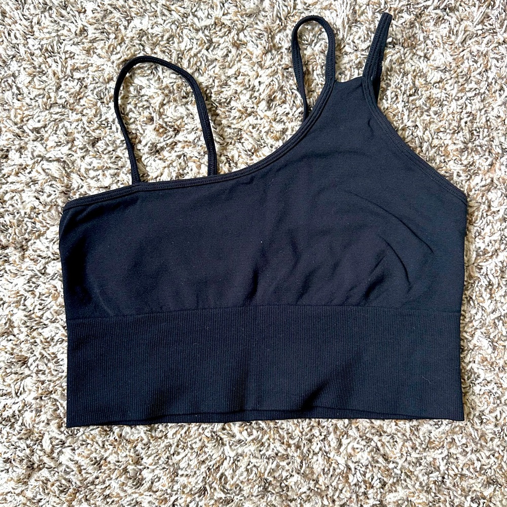 Alo yoga black crop top